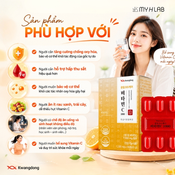 VITAMIN C 1000 KWANGDONG (3+1) - Ảnh 2
