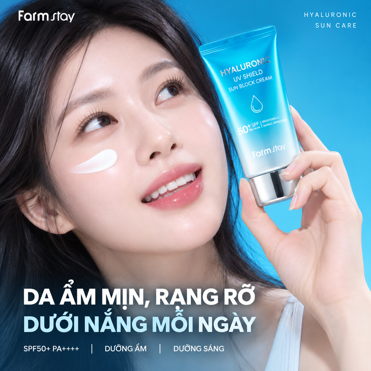 KEM CHỐNG NẮNG DƯỠNG ẨM XANH 3 IN 1 - Ảnh 3